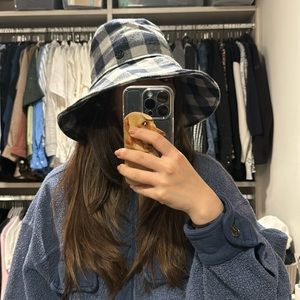 Maison Michel Plaid hat